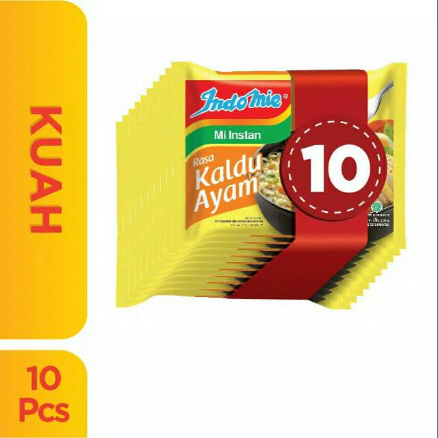 

10 Pcs - Indomie Kuah Kaldu Ayam