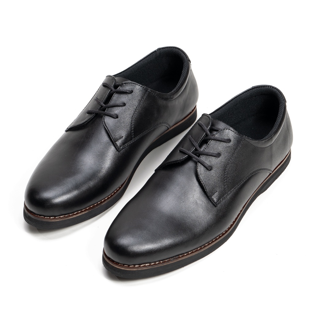 Sepatu pria Pantofel Kulit Asli Kerja Kantor Model Tali Blaven Original Fordza D331