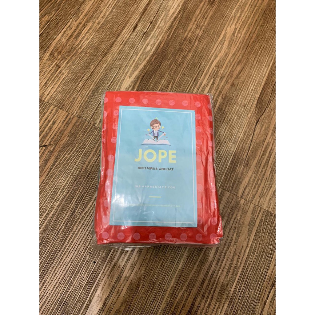 JAS HUJAN PONCO HDPE MERK JOPE EMERGENCY RAINCOAT