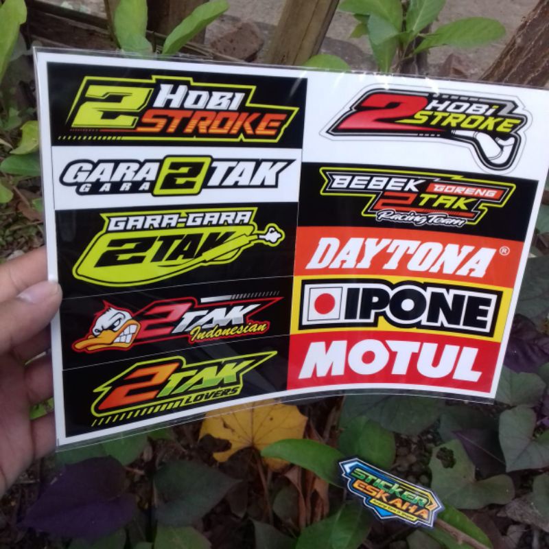 Stiker Hobi 2 Stroke 2 Stroke Lovers 2tak Indonesia Shopee Indonesia