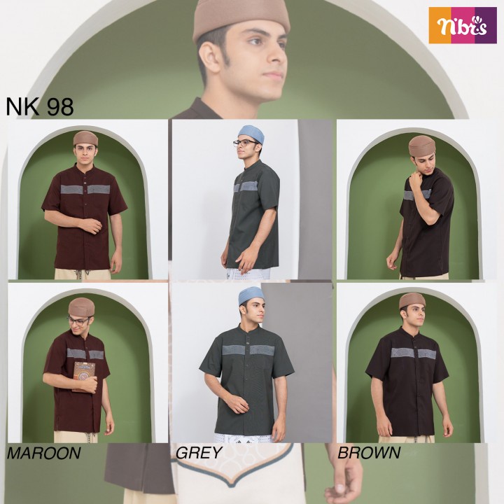 BAJU KOKO PRIA NIBRAS NK 98 PAKAIAN