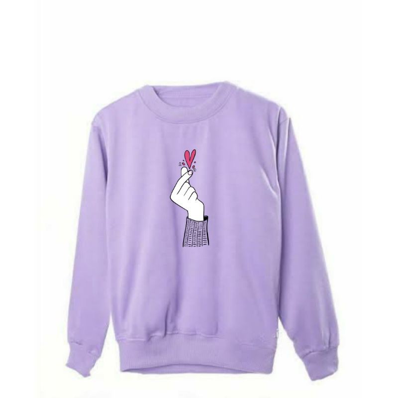 LOVE FROM KOREA SWEATER UNISEX TERBARU'