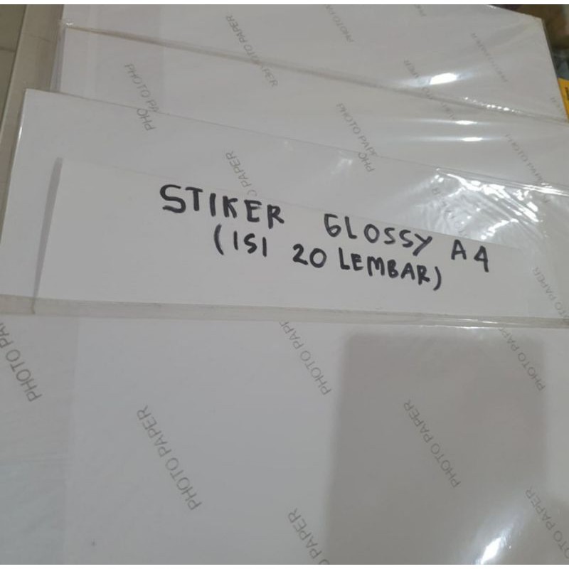 

stiker glossy a4 photo paper