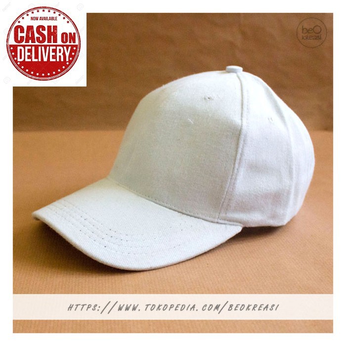 Gof A Topi 100% Original Original Brand Topi Cowok Keren  Wanita  WX717  Baseball Cap Putih Dewasa P