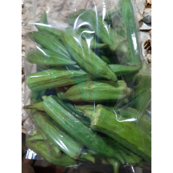 

sayur okra berat 1kg