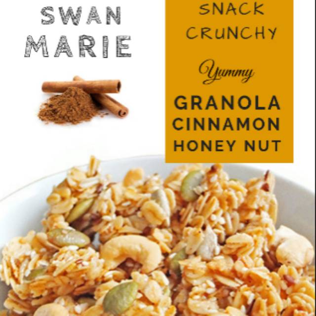 

CRUNCHY GRANOLA CINNAMON HONEY NUT /CASHEWS LANGSUNG CEMIL