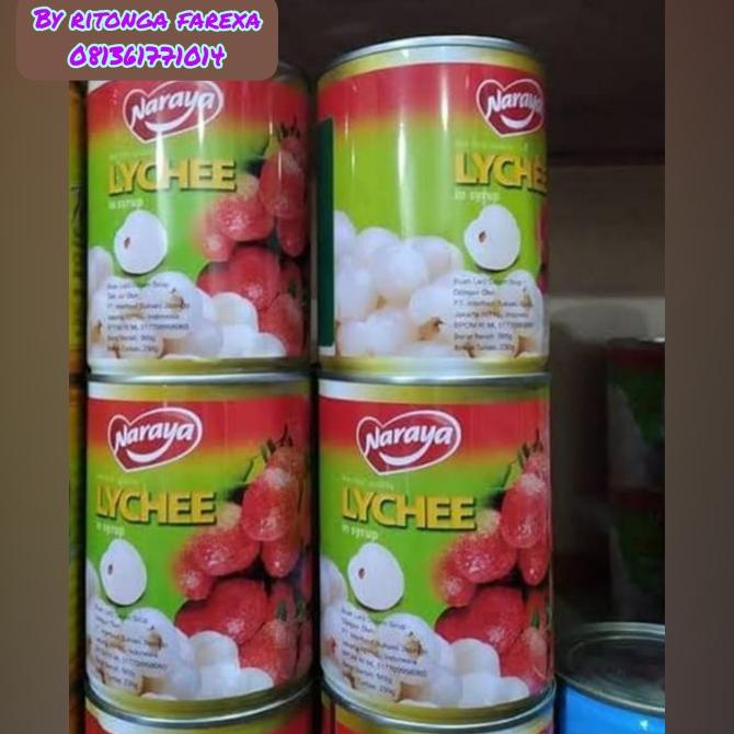 

Naraya Lychee In can 565gram / Buah kaleng leci 565gram X 12 (1dus) ---Termurah---