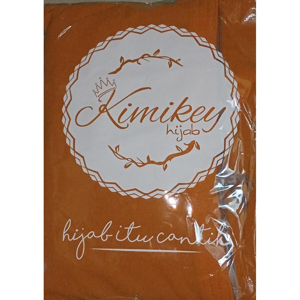Jilbab Instan Jumbo Raya Ceruty 2 Layer By Kimikey-KUNYIT
