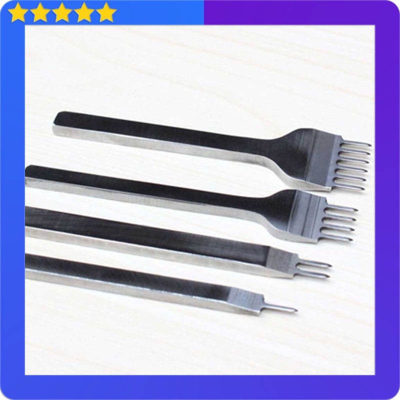 

Alat DIY Kulit Leathercraft Hole Punches Stitching Tool 1 2 4 6 Prong Terlaris
