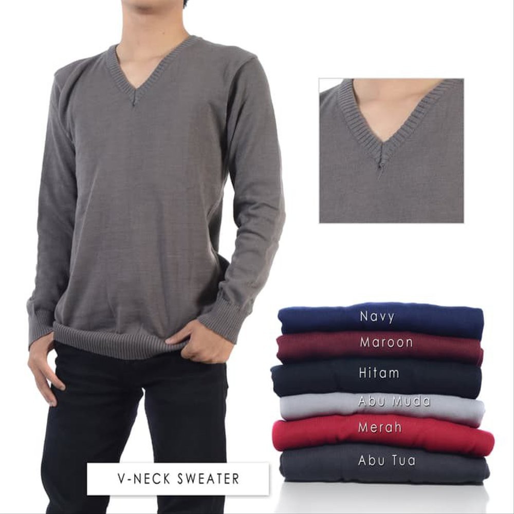 V neck sweater PUSAT RAJUTAN V neck sweater PUSAT RAJUTAN Limited