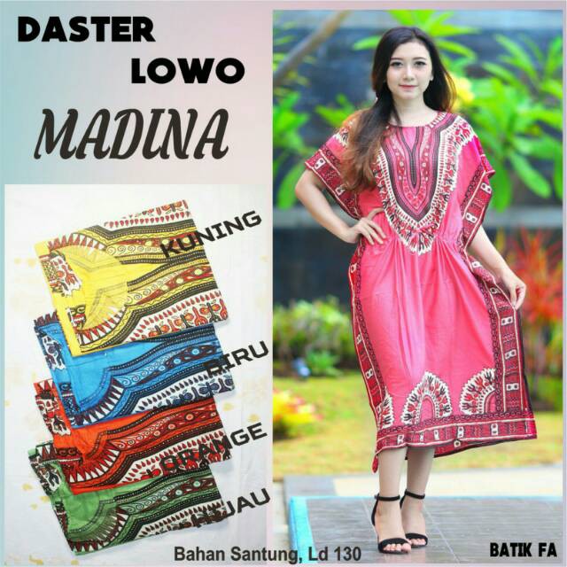 daster lowo maroko grosir baju tidur pakaian murah katun adem solo bali