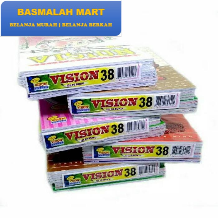 

Buku Tulis Vision 38 1PACK Murah Berkualitas
