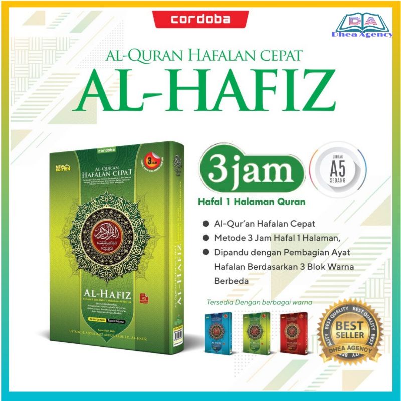 Al Quran Hafalan Al Hafiz 3 Jam Tajwid Warna A5 - Cordoba