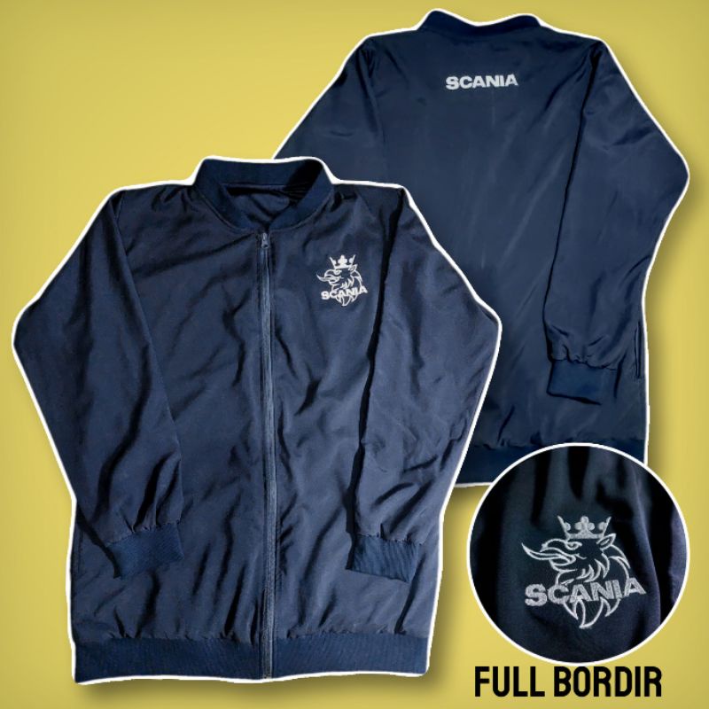 JAKET BOMBER SCANIA | JAKET BOMBER MURAH | JAKET PARASUT | BUS MANIA