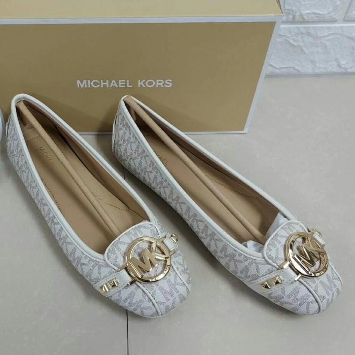 Michael Kors Fulton Moc Original Shoes ,Vanilla