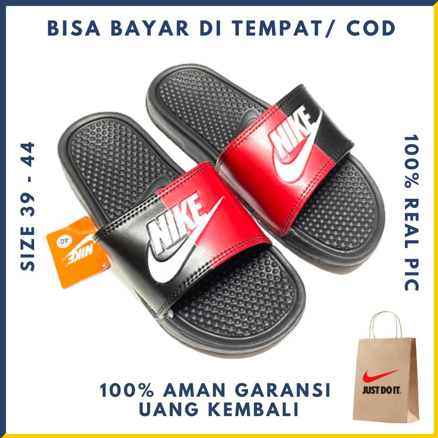 Sandal | Sendal Slide Selop Slop on Karet Nike Pria Wanita | C21