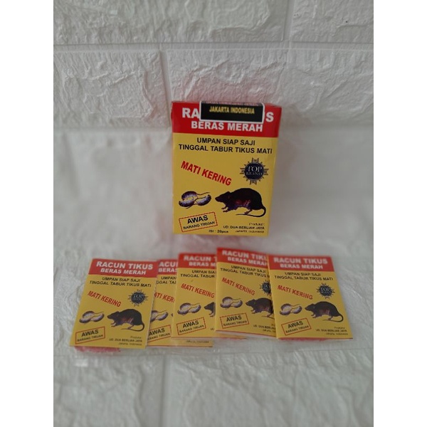 racun tikus beras merah