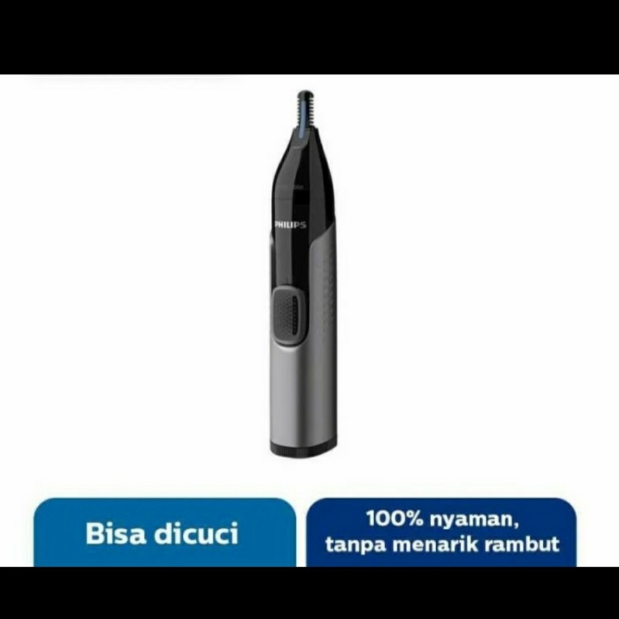 Philips NT 3650 memangkas bulu hidung, telinga, dan alis. NOSETRIMMER