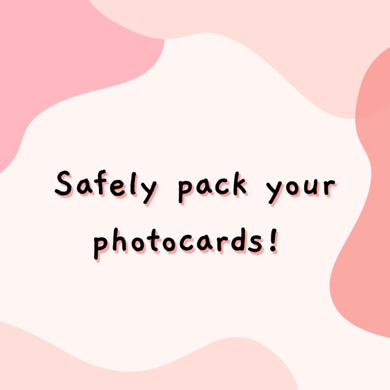 

Safe packaging for photocards