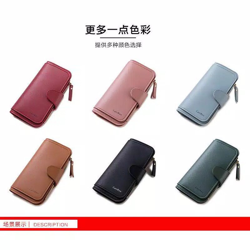 Dompet Wanita  KC172 Lucu Panjang / KC173 Pendek Dompet wanita import Panjang Tipis A13