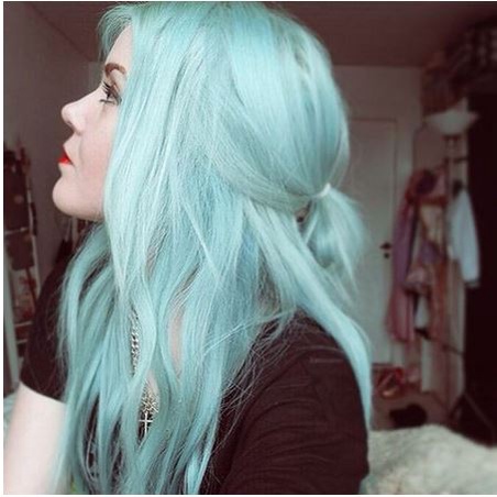 COLOR ME MINT GREEN hair color cream cat pewarna rambut