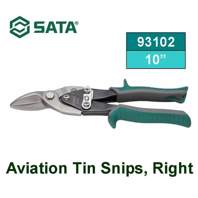 

Gunting besi 10" kanan - Aviation TIn Snips 93102 Sata Tools