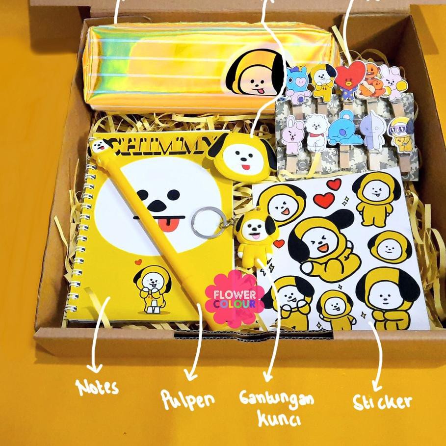 Ready Stock PAKET ALAT TULIS KARAKTER BTS BT21...