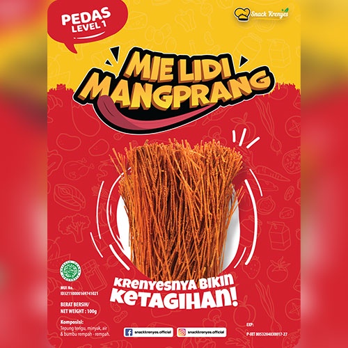 

Mile Lidi Rasa Pedas 1,2,3