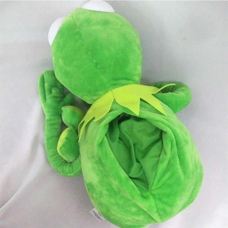 60cm Big Full Body Boneka Kermit the Frog Hand Puppet Soft Plush Toy Kids Gift Mainan