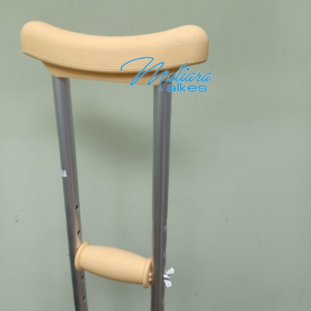 (MUTIARA ALKES) Tongkat Ketiak per 1pcs - Kruk - Tongkat bantu jalan GEA ONEHEALTH GENERAL CARE