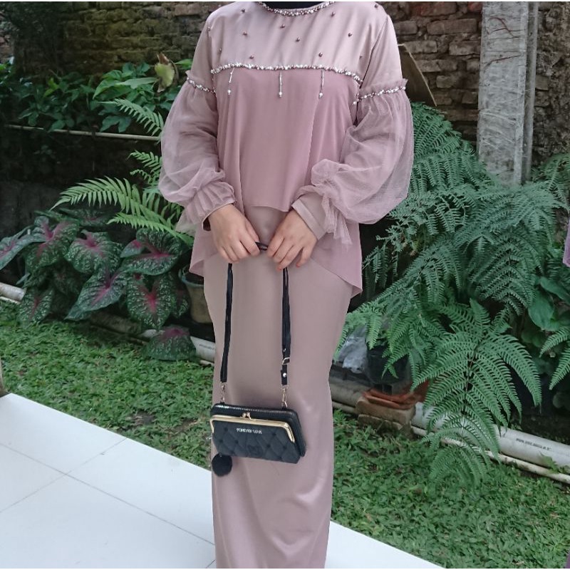 Claudya Maid Dress - dress kondangan Rok duyung