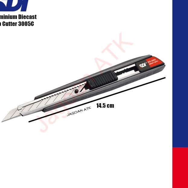 

Baru Alumunium Diecast Grip Cutter SDI 3005C 9mm Blade 30 Derajat !!