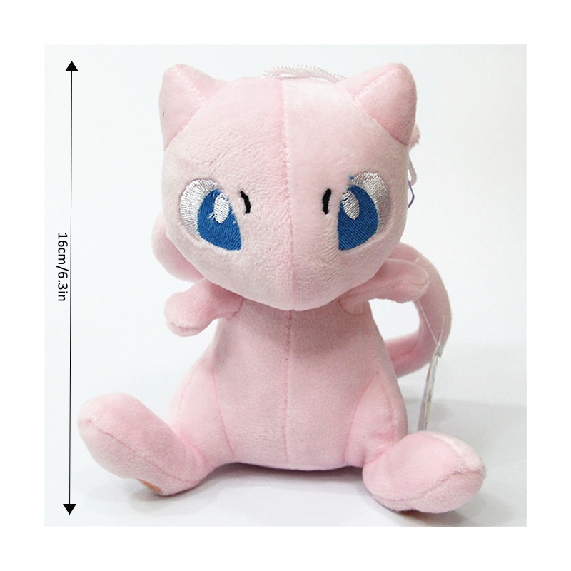 16cm Nintendo Pokemon Rare Mew Plush Toy Soft Doll Gift Stuffed Cute Animal Collection