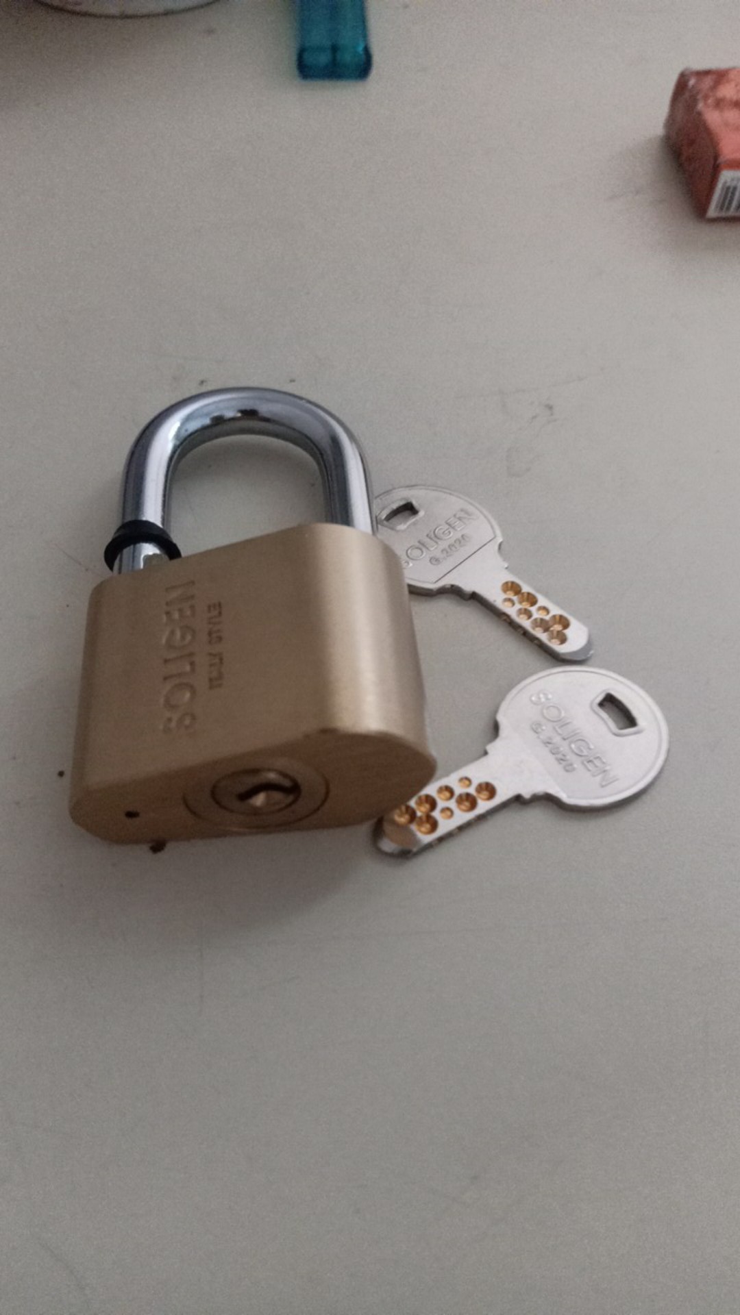 Gembok Soligen Per 50 Mm Pendek Kuningan Computer Key