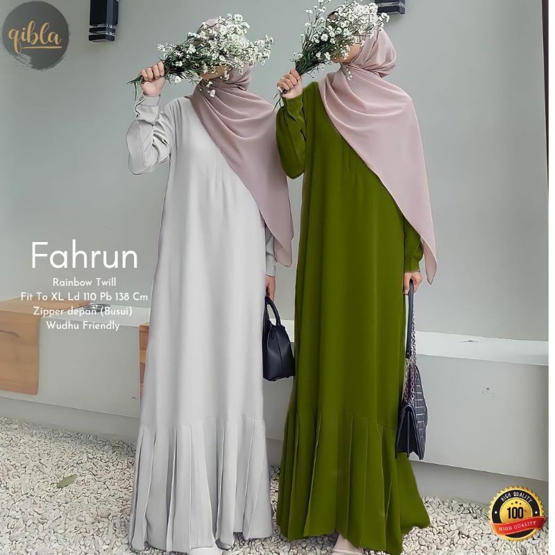 Gamis Polos Fahrun Good Quality By Qibla