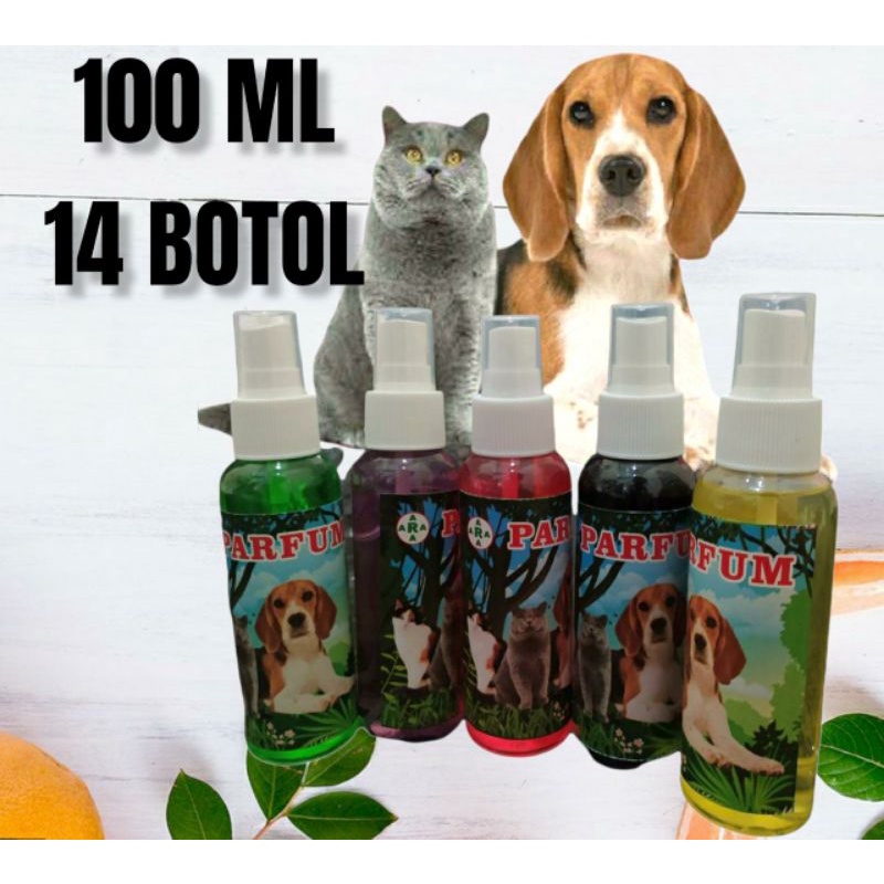 parfum kucing anjing 100ml 14 botol PAKET USAHA