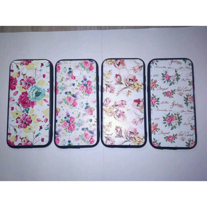 HARD CASE FLOWER SAMSUNG A5 2017 CASE FLOWER SWAROVSKY A520 2017