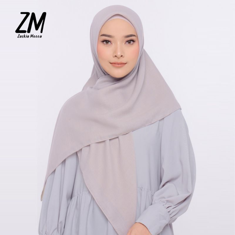ZM zaskia mecca polos - nano teknologi hijab water spalash [ original ] 2024