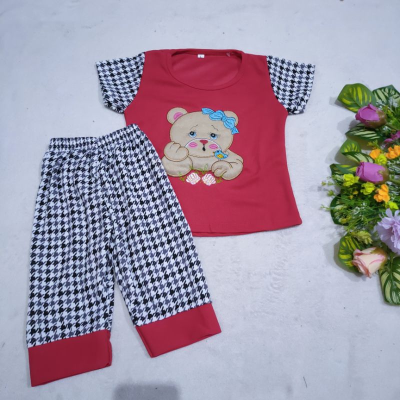 Setelan Anak 1 2 Tahun cewek perempuan baju murah ( Setelan Little Star )