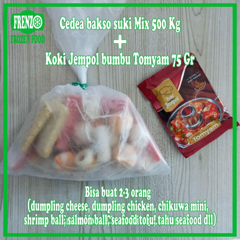 

Cedea Suki Mix 500 Gr + Koki Jempol Bumbu Tomyam 1