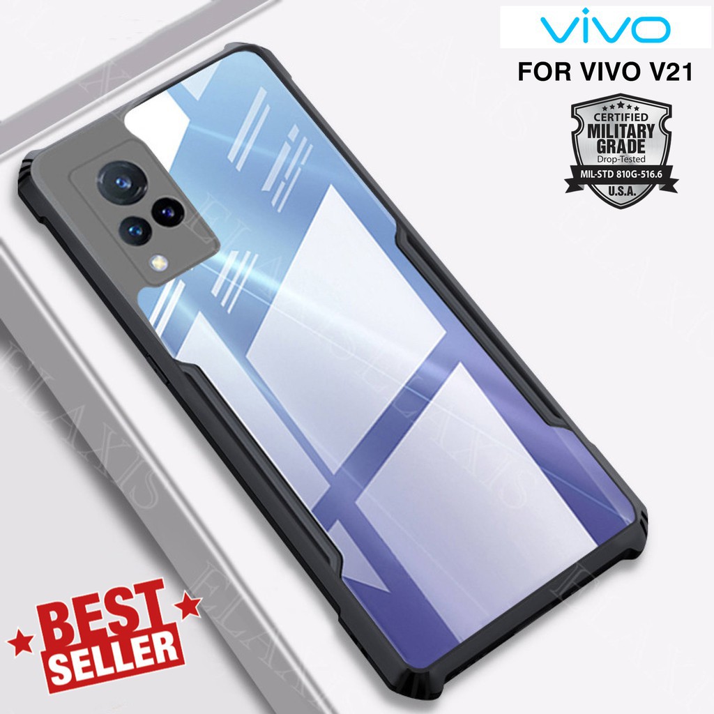 Vivo V21 BEATLE SERIES Softcase Bumper Transparan CAsing Clear