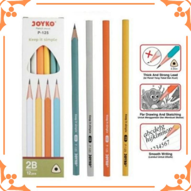 

Pensil Pencil Joyko P-125 (Pcs)