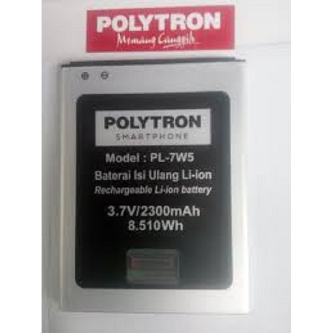 Battery Batre Baterai Polytron Zap 6 Cleo 4G 500 PL-7W5 PL7W5