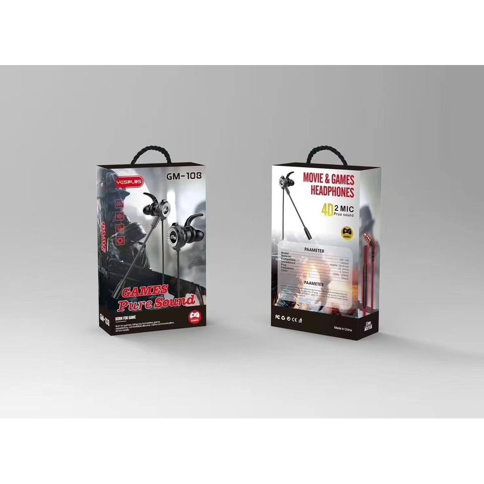 HEADSET GAMING HIGH QUALITY GM108