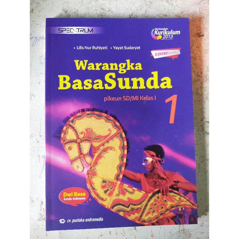 ORI harga satuan buku teks bahasa Sunda Dwi bahasa k13 kelas 1,2,3,4,5,6