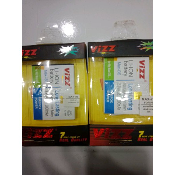 Battery Baterai Vizz i3S Original Double Power