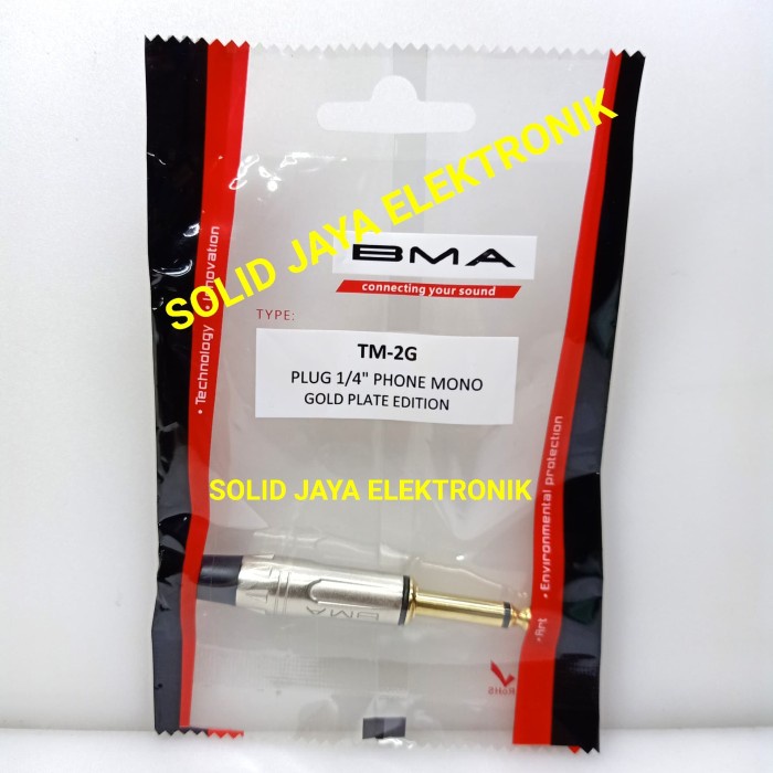 JACK AKAI MIC MONO BMA GOLD PLATE JECK EDITION JEK MIC PLUG BMA ASLI
