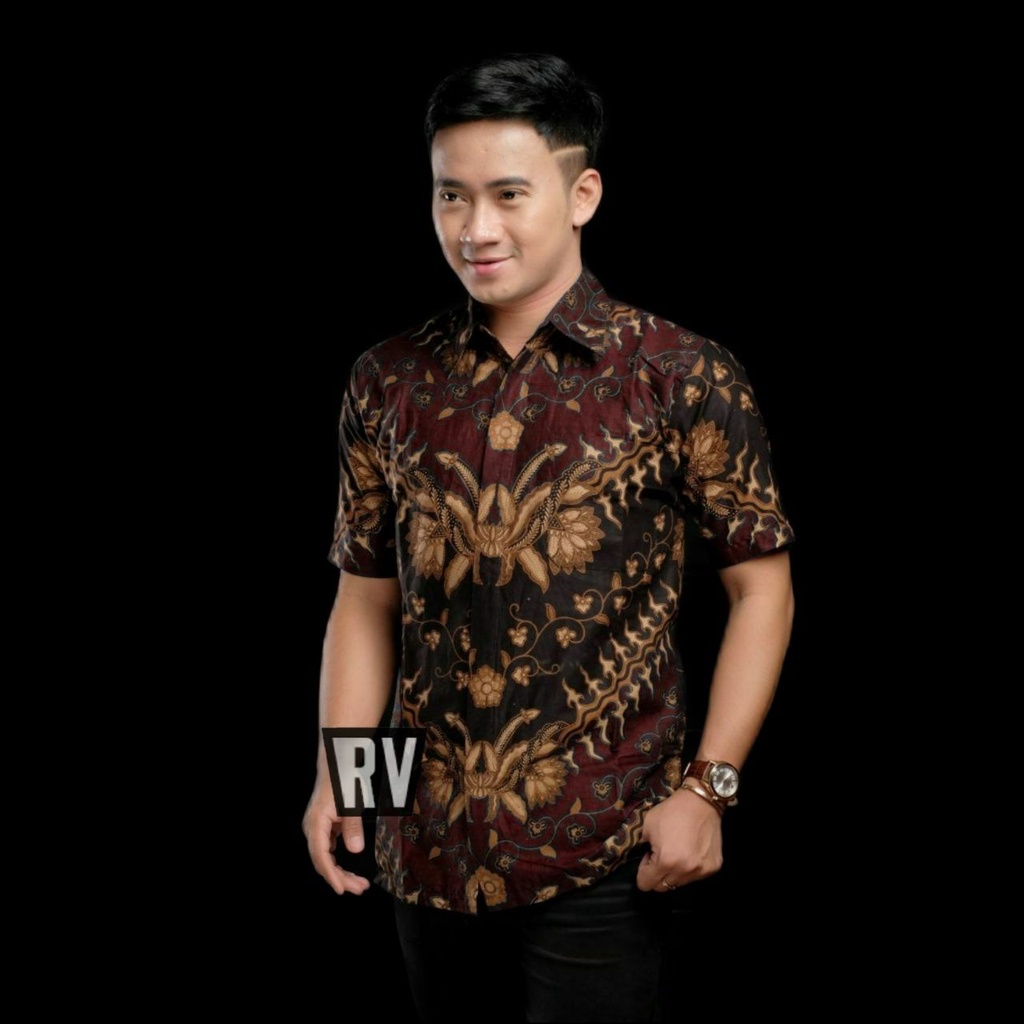 NEW ARRIVAL DISTRO BATIK PRIA BORDIR SOGAN HRB026 BATIKAF NOTOARTO BATIK IPNU-IPPNU HEM PRIA