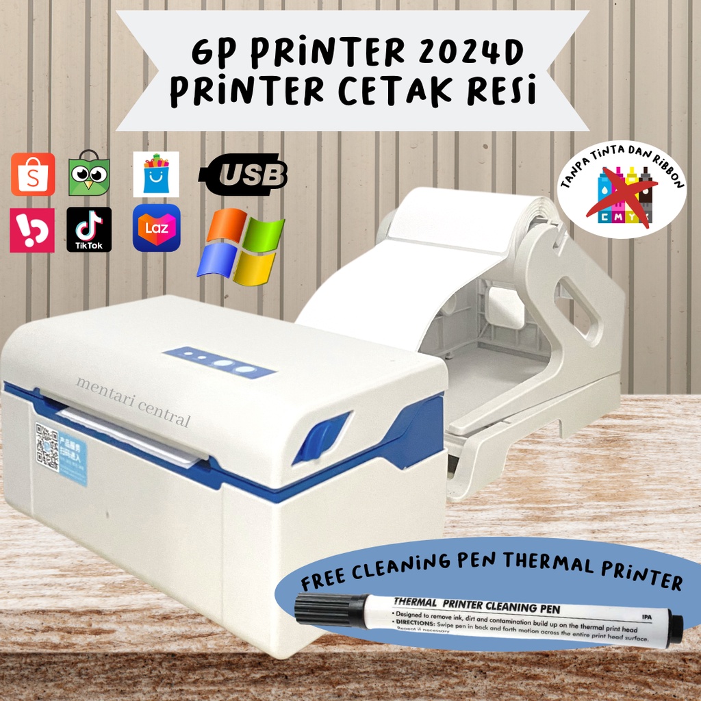 PRINTER THERMAL CETAK RESI  GP PRINTER 2024D | PRINTER CETAK RESI ONLINE SHOP