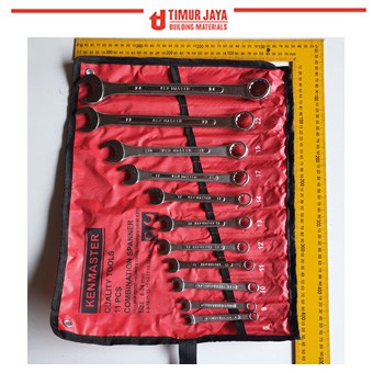 GARANSI SEUMUR HIDUP kenmaster kunci ring pas set 11pc  8 - 24 mm